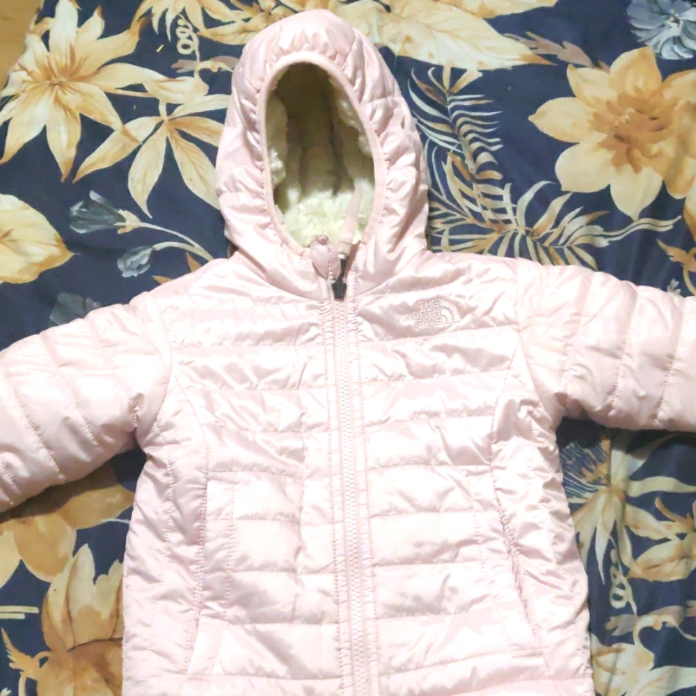 Pink reversible the north face